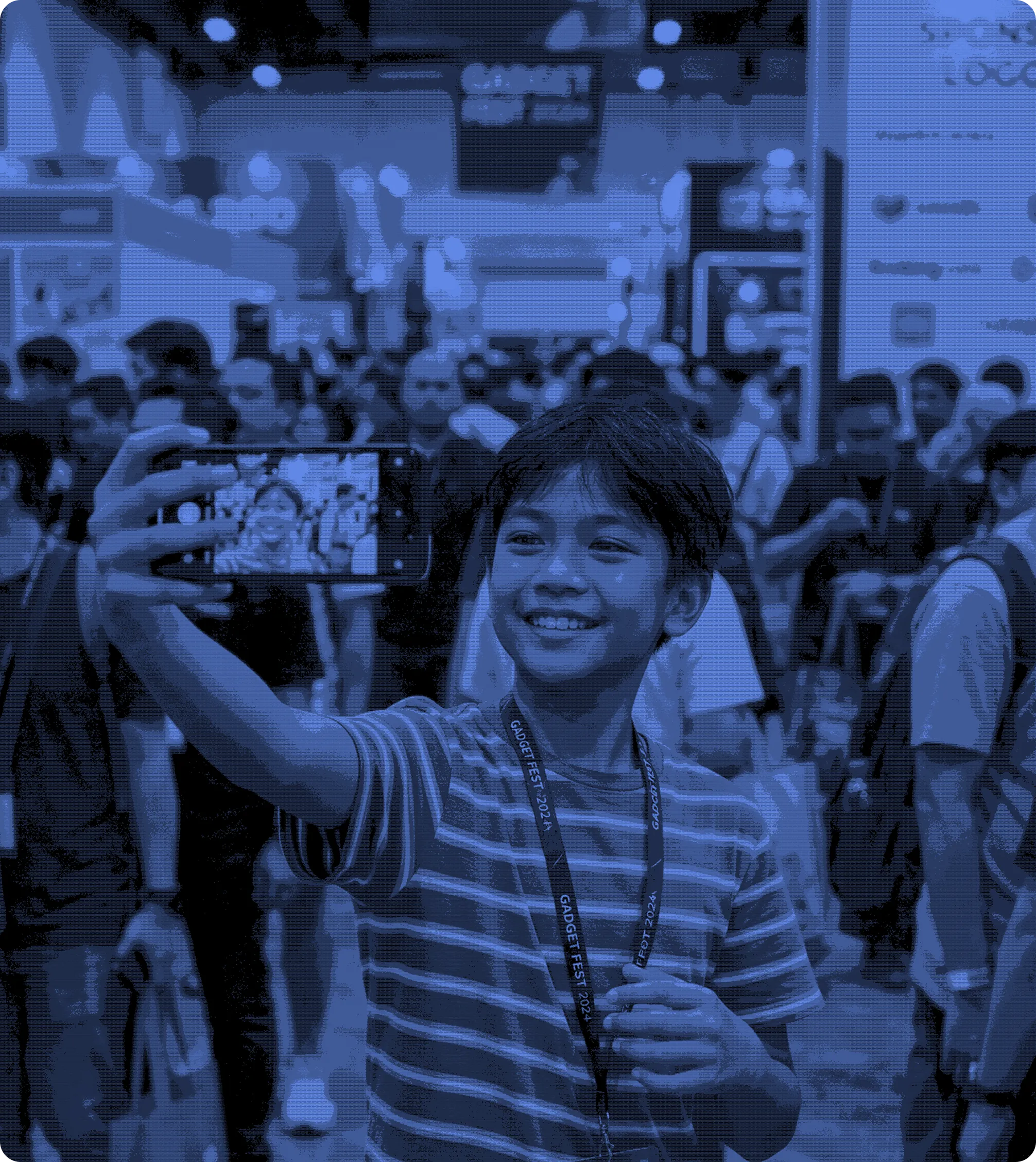 Peserta upload selfie