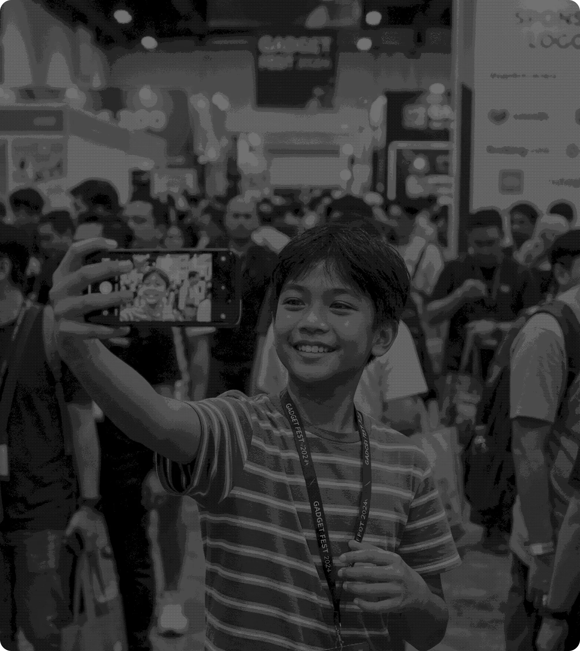 Peserta upload selfie